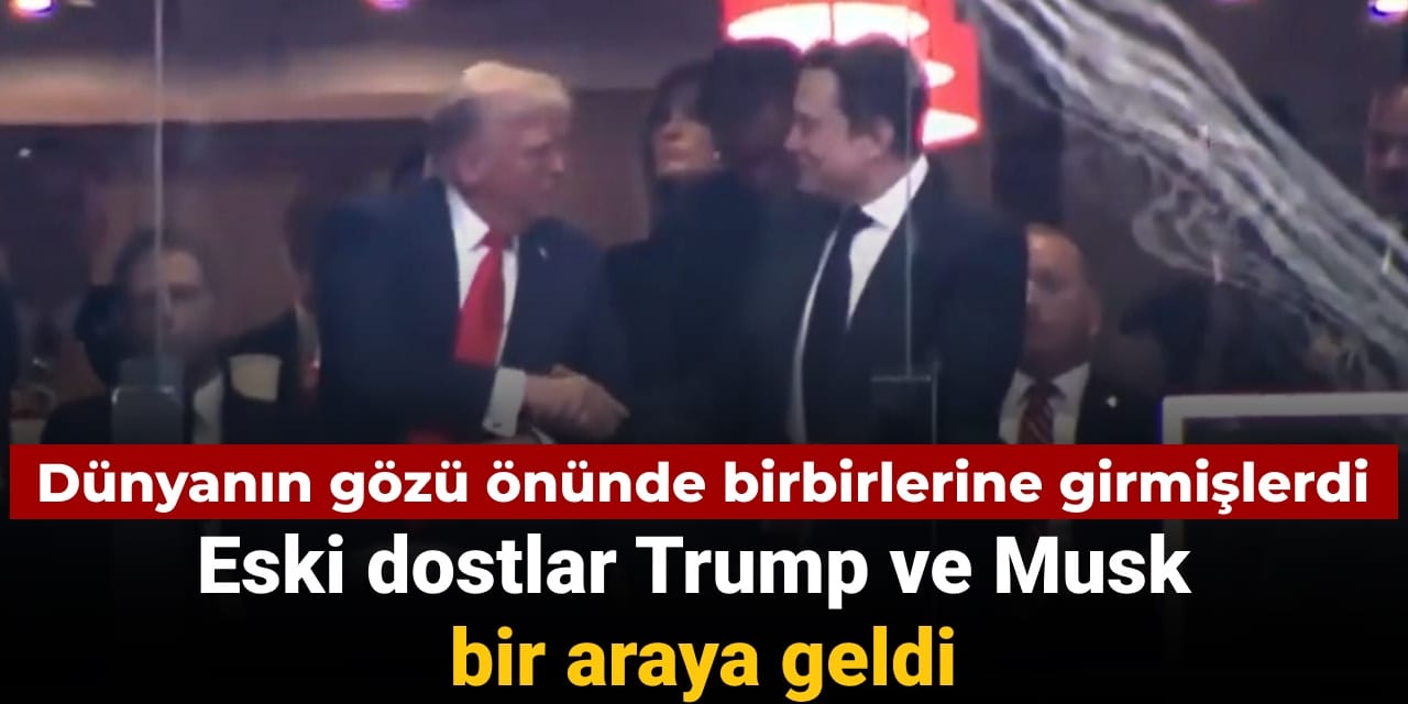 dunyanin onunde birbirlerine girmislerdi eski dostlar trump ve musk bir araya geldi QvjIHFp1