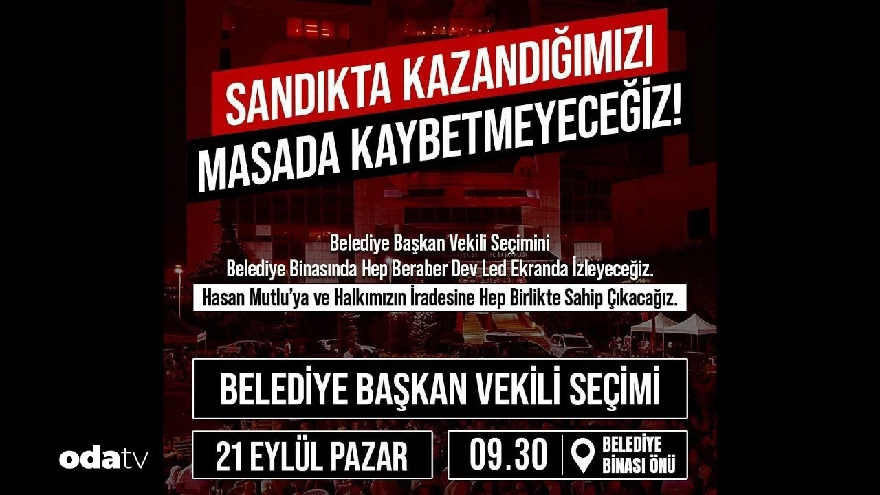 Kritik seçim dev ekranda yayınlanacak