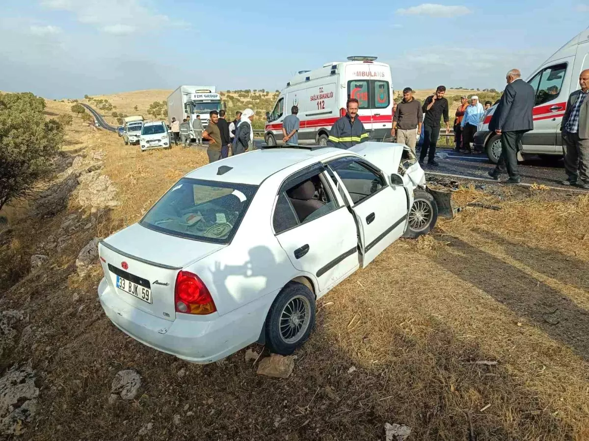Mardin’de Trafik Kazası: 4 Yaralı