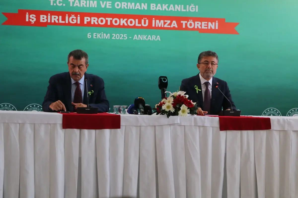 tarim ve orman bakanligi ile milli egitim bakanligindan is birligi protokolu GiDDFkBh