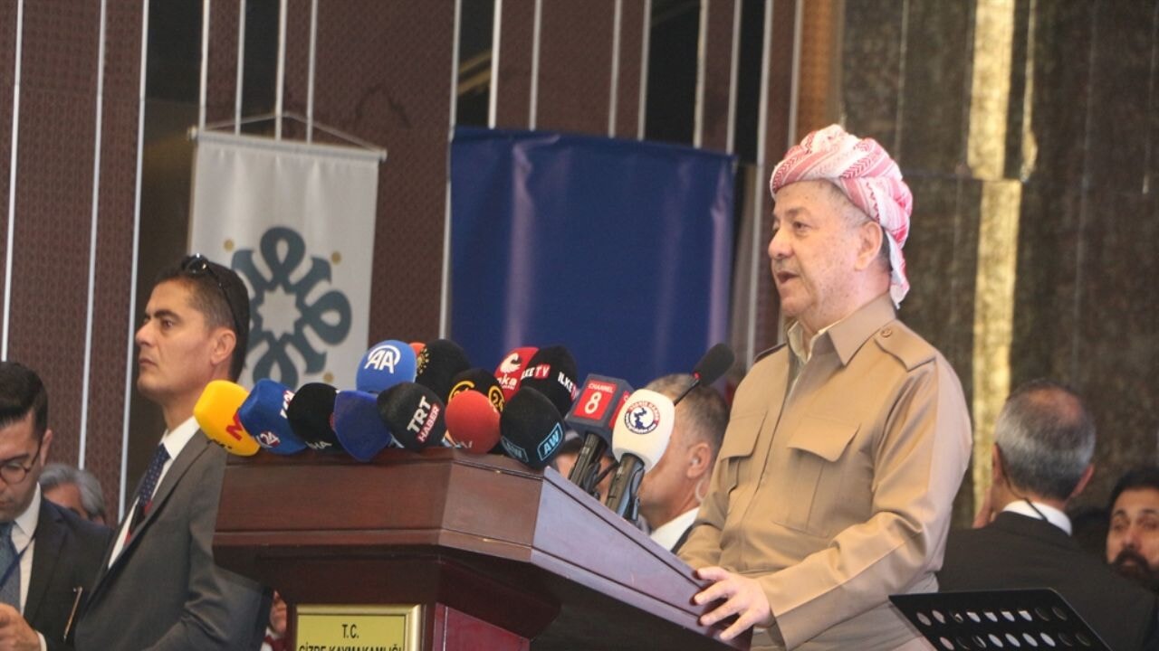 Mesut Barzani, Cizre’de konuştu