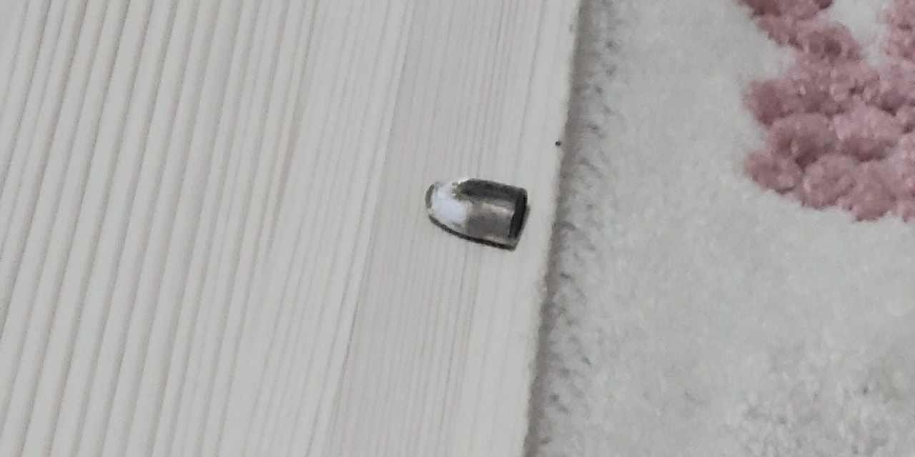 Aydın’da yorgun mermi dehşeti: Yatak odasına düştü