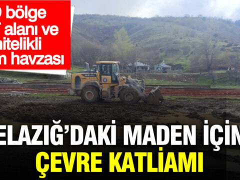 Elazığ’da Maden Çıkarma Faaliyetleri ve Çevresel Etkileri: SİT Alanları ve Tarım Havzaları Tehdit Altında