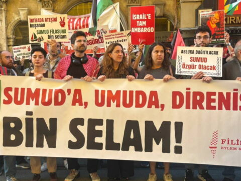 Tünel’de Sumud Filosu’na Yapılan Saldırıya Tepki: “Kürecik ve İncirlik Üsleri Kapatılmalı”