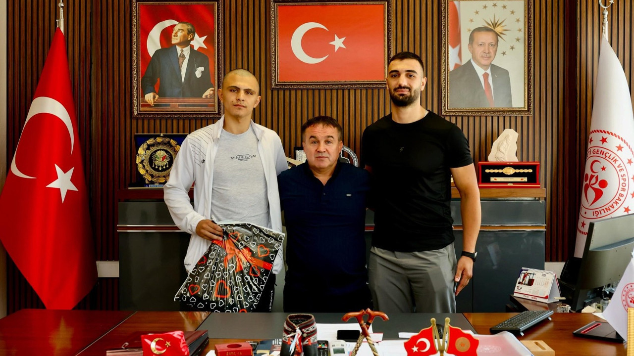 Türkiye ikincisi Doruk Yılmaz’dan İl Müdürü Demir’e ziyaret